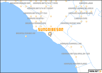 map of Sungai Besar