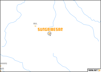 map of Sungai-besar