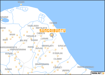 map of Sungaibuntu