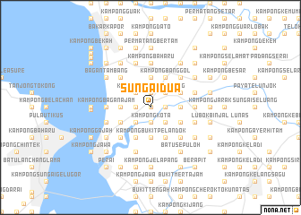 map of Sungai Dua