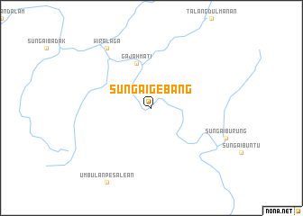 map of Sungaigebang