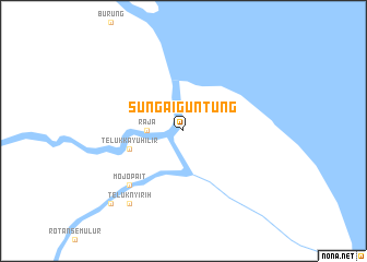 map of Sungaiguntung
