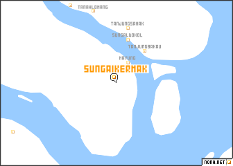 map of Sungaikermak