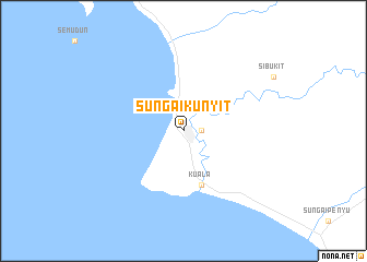 map of Sungaikunyit