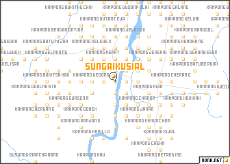map of Sungai Kusial