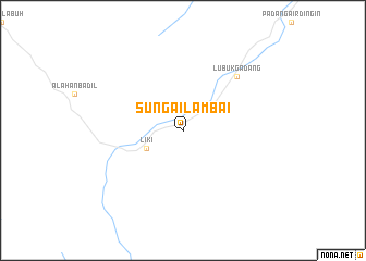 map of Sungailambai