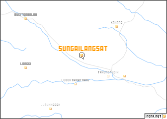 map of Sungailangsat