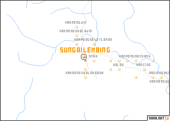 map of Sungai Lembing