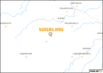map of Sungailimau