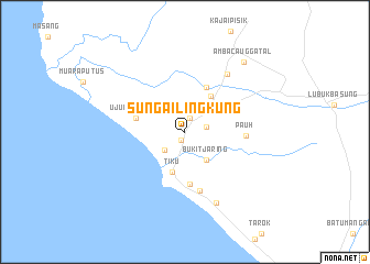 map of Sungailingkung