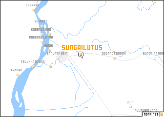 map of Sungai Lutus