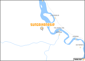 map of Sungaimanasip