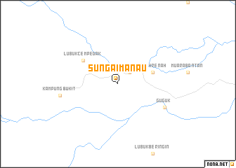 map of Sungaimanau