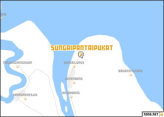 map of Sungaipantaipukat