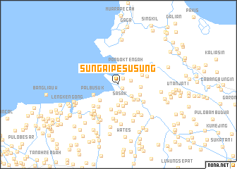map of Sungaipesusung