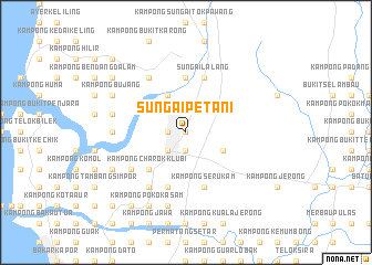 map of Sungai Petani