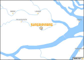 map of Sungaipinang
