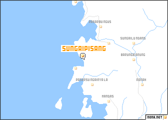 map of Sungaipisang