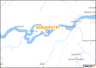 map of Sungai Putat
