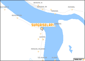 map of Sungaiselari