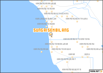 map of Sungai Sembilang