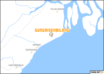 map of Sungaisembilang