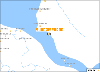 map of Sungai Senang