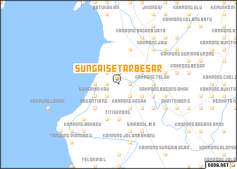 map of Sungai Setar Besar