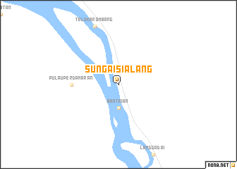 map of Sungaisialang