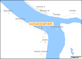 map of Sungaisiapiapi