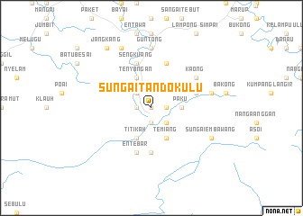 map of Sungai Tandok Ulu