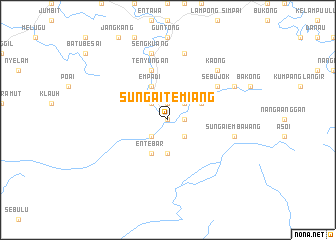 map of Sungai Temiang