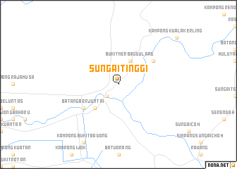 map of Sungai Tinggi