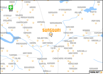 map of Sŭngdu-ri