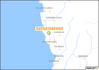 map of Sungēi Makhao