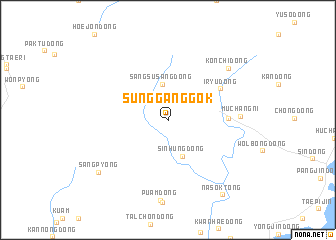 map of Sungganggok