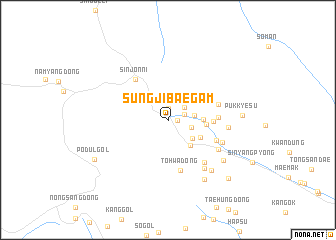 map of Sŭngjibaegam