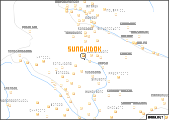 map of Sŭngjidŏk