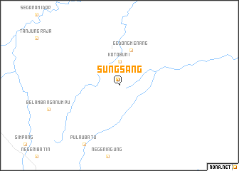 map of Sungsang