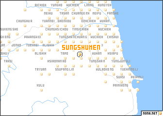 map of Sung-shu-men