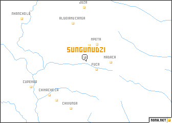 map of Sungunudzi