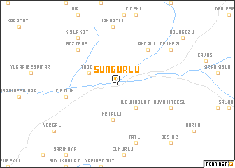 map of Sungurlu