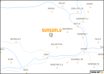 map of Sungurlu