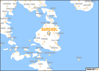 map of Sŭngwŏl