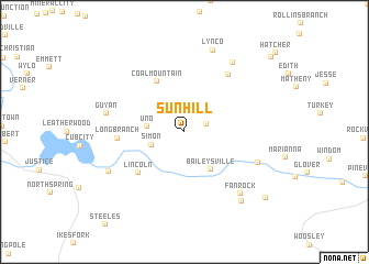 map of Sun Hill