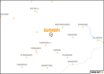 map of Sunho-ri