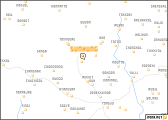 map of Sunhŭng