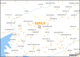 map of Sunila