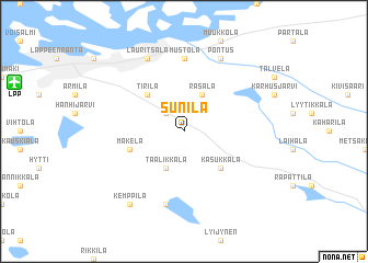 map of Sunila