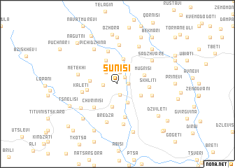 map of Sunisi